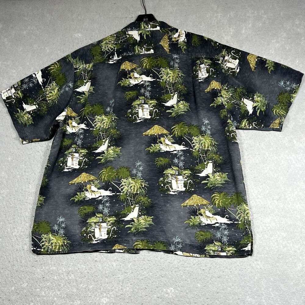 Tommy Bahama Mens XL Multicolor X Mas Hawaiian Silk Short Sleeve Limited Edition - Picture 8 of 13